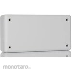 HAMMOND Hammond, flame retardant ABS, height: 25 mm, depth: 130 mm 1599BGY