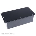 HAMMOND Hammond, flame retardant ABS, height: 61 mm, depth: 191 mm 1591EFLBK