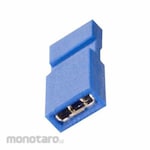 HARWIN HARWIN Jumper M50-2030005, Female, Straight, Blue, Jumper Socket, 2-pole, 1-row, 1.27mm pitch