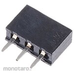 HARWIN HARWIN PCB Socket, 3-pole, 2mm, 1-row, Through-hole mounting