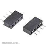 HARWIN HARWIN PCB Socket, 4-pole, 2mm, 1-row, Through-hole mounting
