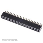 HARWIN HARWIN PCB Socket, 50 Position, 1.27mm, 2 Row, Through Hole Mounting