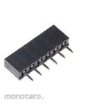 HARWIN HARWIN PCB Socket, 6-pole, 2mm, 1-row, Through-hole mounting