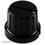Linkman Resin Knob (Black, Diameter 20Mm, Shaft 6.1Mm)