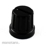 Linkman Resin knob (black, diameter 15Φ, shaft 6.1Φ, knurled)