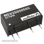 Murata Power Solutions Murata Power Solutions DC-DC Converter Vout: 5V dc 4.5 → 5.5 V dc, 3W, MEV3S0505SC