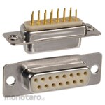 NORCOMP Norcomp D-sub Connector, 15-way, Female, Panel Mount, 172-E15-213R001