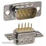 NORCOMP Norcomp D-sub Connector, 9-way, Male, Panel Mount, 172-E09-113R001