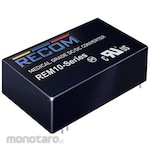 RECOM Recom DC-DC Converter Vout: ±15V dc 5.5 → 9 V dc, 10W, REM10-0515D/A