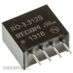 RECOM Recom DC-DC Converter Vout: 12V dc 2.97 → 3.63 V dc, 1W, RO-3.312S