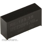 RECOM Recom DC-DC Converter Vout: 3.3V dc 10.8 → 13.2 V dc, 1W, RE-123.3S