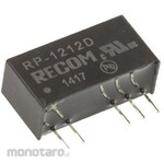 RECOM Recom DC-DC converter Vout: ±12V dc 10.8 → 13.2 V dc, 1W, RP-1212D