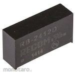 RECOM Recom DC-DC converter Vout: ±12V dc 21.6 → 26.4 V dc, 1W, RB-2412D