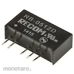 RECOM Recom DC-DC converter Vout: ±12V dc 4.5 → 5.5 V dc, 1W, RB-0512D