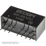 RECOM Recom DC-DC converter Vout: ±12V dc 4.5 → 9 V dc, 2W, RS-0512D