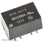 RECOM Recom DC-DC converter Vout: ±15V dc 4.5 → 5.5 V dc, 2W, R2D-0515