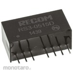 RECOM Recom DC-DC converter Vout: ±15V dc 4.5 → 9 V dc, 3W, RS3-0515D