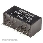 RECOM Recom DC-DC converter Vout: ±15V dc 9 → 18 V dc, 1W, RSO-1215D