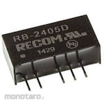 RECOM Recom DC-DC converter Vout: ±5V dc 21.6 → 26.4 V dc, 1W, RB-2405D
