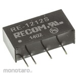 RECOM Recom DC-DC converter Vout: 12V dc 10.8 → 13.2 V dc, 1W, RE-1212S