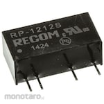 RECOM Recom DC-DC converter Vout: 12V dc 10.8 → 13.2 V dc, 1W, RP-1212S