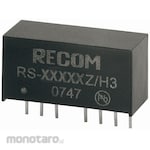 RECOM Recom DC-DC converter Vout: 12V dc 18 → 72 V dc, 2W, RS-4812SZ/H3