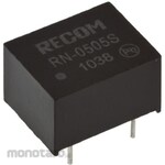 RECOM Recom DC-DC converter Vout: 12V dc 21.6 → 26.4 V dc, 1.25W, RN-2412S