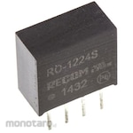 RECOM Recom DC-DC converter Vout: 24V dc 10.8 → 13.2 V dc, 1W, RO-1224S