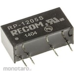 RECOM Recom DC-DC converter Vout: 5V dc 10.8 → 13.2 V dc, 1W, RP-1205S