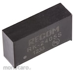 RECOM Recom DC-DC converter Vout: 5V dc 21.6 → 26.4 V dc, 1W, RK-2405S