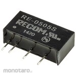 RECOM Recom DC-DC converter Vout: 5V dc 4.5 → 5.5 V dc, 1W, RE-0505S