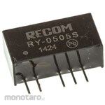 RECOM Recom DC-DC converter Vout: 5V dc 4.75 → 5.25 V dc, 1W, RY-0505S
