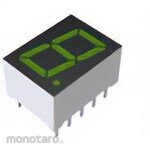 ROHM ROHM LED Display, Single Digit, Green, LED, 7 Segment, LAP-401MN