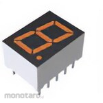 ROHM ROHM LED Display, Single Digit, Orange, LED, 7 Segment, LA-401ED
