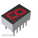 ROHM ROHM LED Display, Single Digit, Red, LED, 7 Segment, LA-301AB