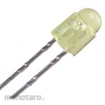 ROHM ROHM LED, Yellow, Through-hole mounting, 3 mm bullet type (T-1), SLR-343YY3F