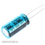 Rubycon Rubycon Capacitor 1000μF, 35V dc, 35RX301000M12.5X25