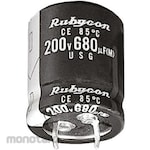 Rubycon Rubycon Capacitor 2200μF, 200V dc, 200USG2200MEFCSN35X40