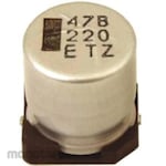 Rubycon Rubycon Capacitor 470μF, 25V dc, 25TZV470M10X10.5