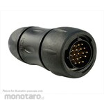 SOURIAU Souriau Sunbank by Eaton Circular Connector, 19 Position, Standard, Cable Mount, UTS6JC1419P