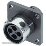 SOURIAU Souriau Sunbank by Eaton Circular Connector, 19 Position, Standard, Flange Mount, UTG01619SH
