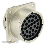 SOURIAU Souriau Sunbank by Eaton Circular Connector, 28 Position, Standard, Flange Mount, UT002028SH