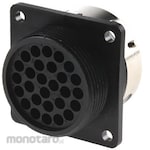 SOURIAU Souriau Sunbank by Eaton Circular Connector, 28 Positions, Standard, Flange Mount, UTG02028S