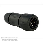 SOURIAU Souriau Sunbank by Eaton Circular Connector, 4-Pole, Standard, Cable Mount, UTS6JC104P