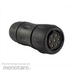 SOURIAU Souriau Sunbank by Eaton Circular Connector, 7-way, Standard, Cable Mount, UTS6GJC147S