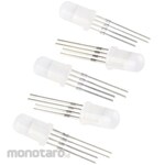 SPARKFUN LED - RGB Addressable, PTH, 5mm Diffused 5 Pack
