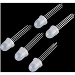 SPARKFUN LED - RGB Addressable, PTH, 8mm 5 Pack