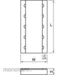 SUSUMU Shinko Shunt Resistor, 3.75x2 mm, 1W, 100mΩ, ± 1%