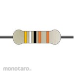 YAGEO Metal Film Fixed Resistor 0.5W 3.9Kω ±1% 1 Set 100 Pieces