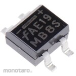 onsemi Rectifier Bridge Diode Single Phase 500Ma, 100V, 4.95 X 4.2 X 2.7Mm, Mb1S